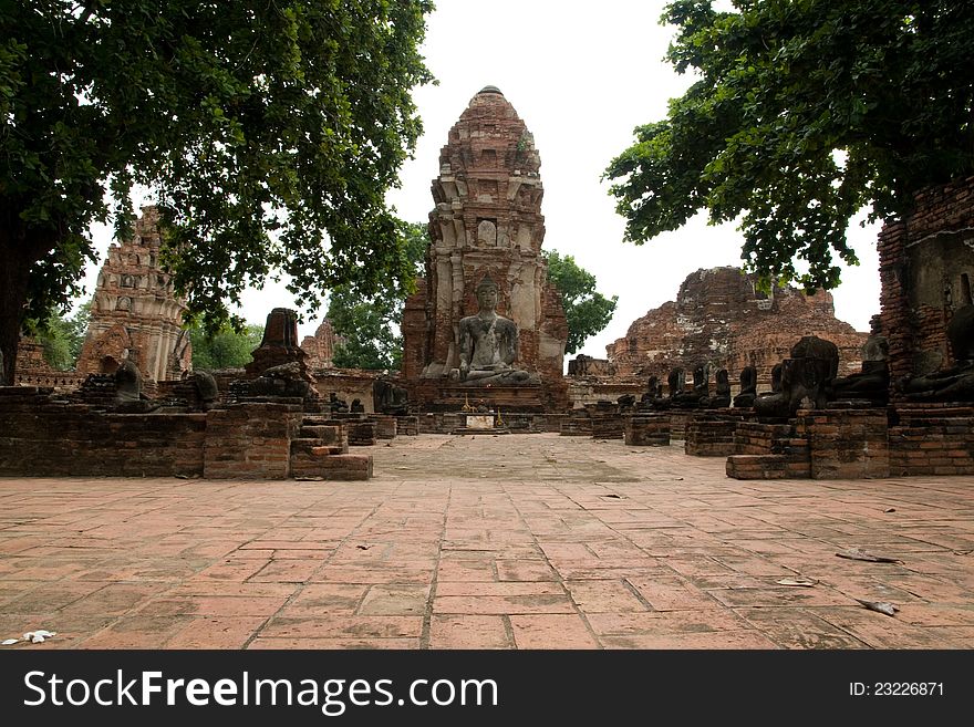 Ancient Thai History , Ayudthaya Historical Park. Ancient Thai History , Ayudthaya Historical Park