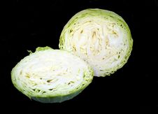 Cabbage Isolated Royalty Free Stock Photo