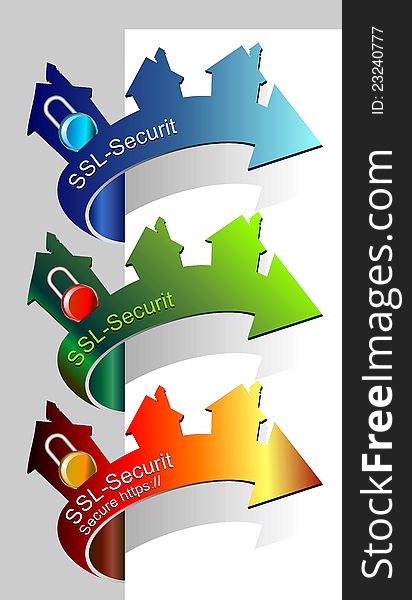 Logo bookmark purchase SSL security. Logo bookmark purchase SSL security
