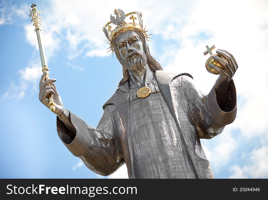 Sculpture of Jesus Christ in Ustron, Poland. Sculpture of Jesus Christ in Ustron, Poland.