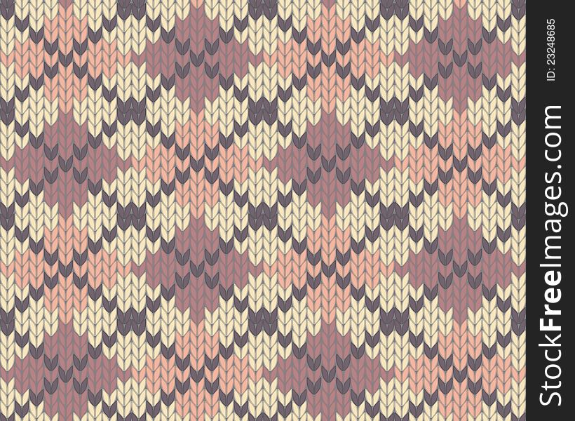 Seamless knitted pattern for winter clothing. EPS 10 vector illustration. Seamless knitted pattern for winter clothing. EPS 10 vector illustration.