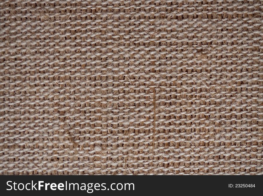 Close-up Of Linen Textile