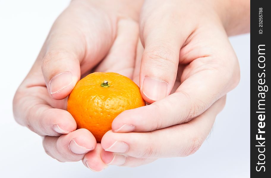 Orange On Hand