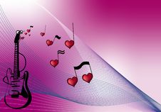 Love To Music Stock Images Love To Music Stock Images