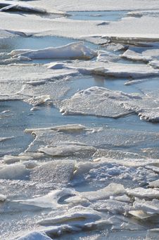 Ice Floes Royalty Free Stock Photo Ice Floes Royalty Free Stock Photo