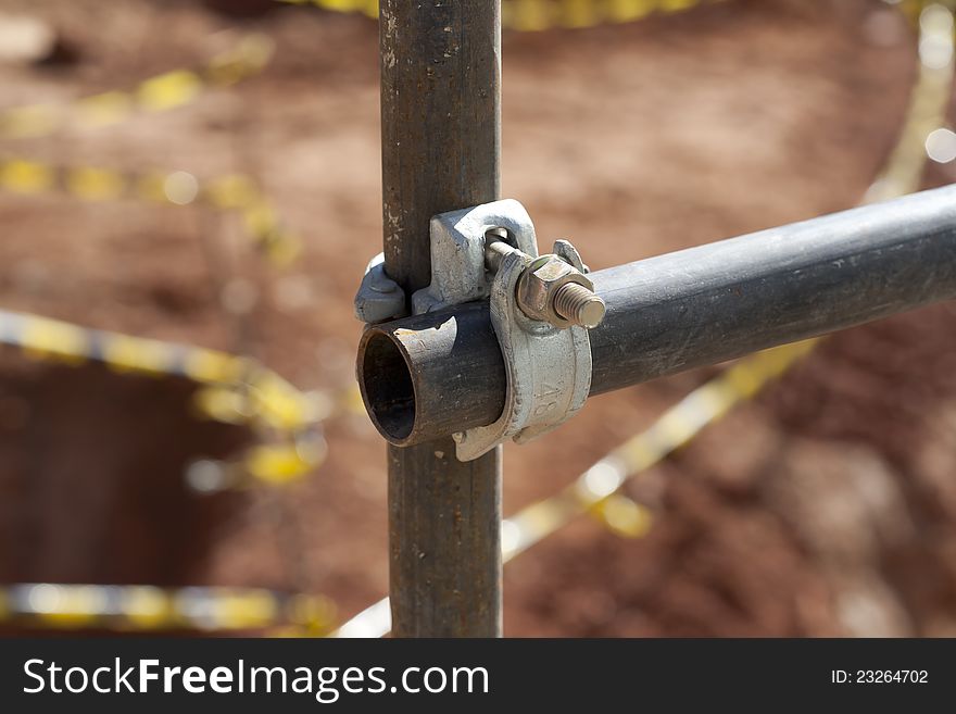 Steel pipes of a piece with its grip