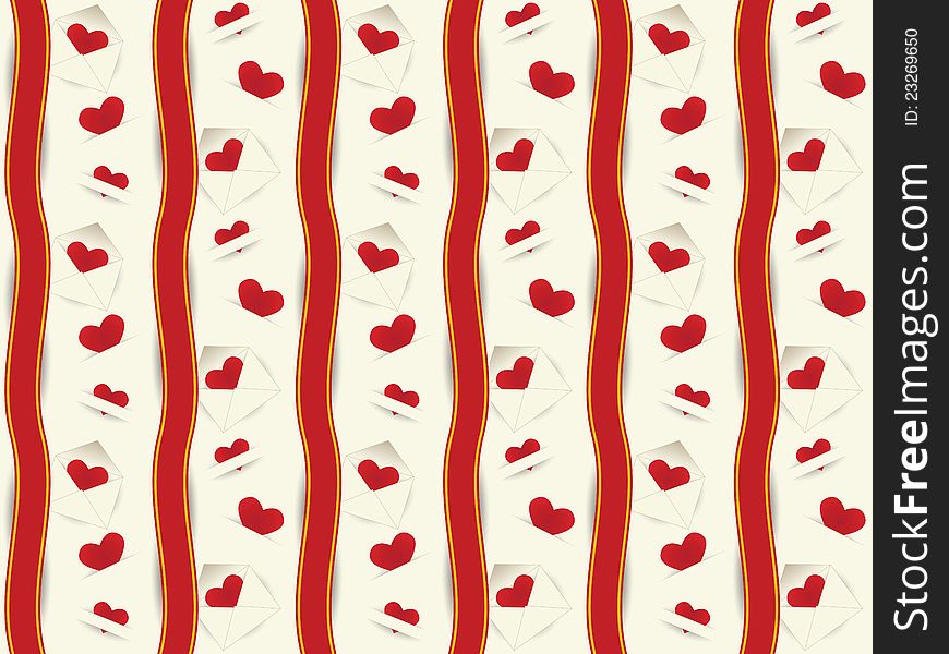 Seamless texture of red for Valentine's Day. Seamless texture of red for Valentine's Day