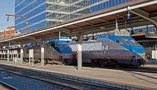 Trains At The Station Stock Image Trains At The Station Stock Image