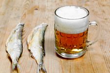 Dry Salty Fish And Beer Royalty Free Stock Photos Dry Salty Fish And Beer Royalty Free Stock Photos