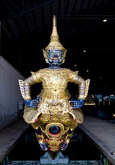 Prow Of The Emperor S Barge, Bangkok, Thailand Stock Images Prow Of The Emperor S Barge, Bangkok, Thailand Stock Images
