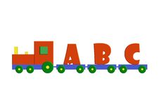 Alphabet Train Royalty Free Stock Images Alphabet Train Royalty Free Stock Images