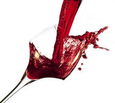 Red Wine Pouring Into Glass Stock Images Red Wine Pouring Into Glass Stock Images