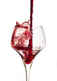 Red Wine Pouring Into Glass Royalty Free Stock Photo Red Wine Pouring Into Glass Royalty Free Stock Photo