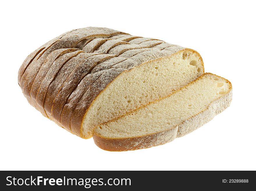 Bread isolated on white. This has a clipping path.