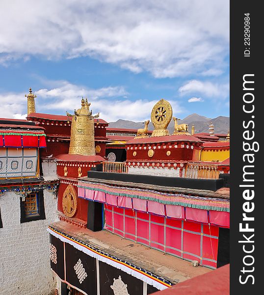 Jokhang temple in Lhasa, Tibet