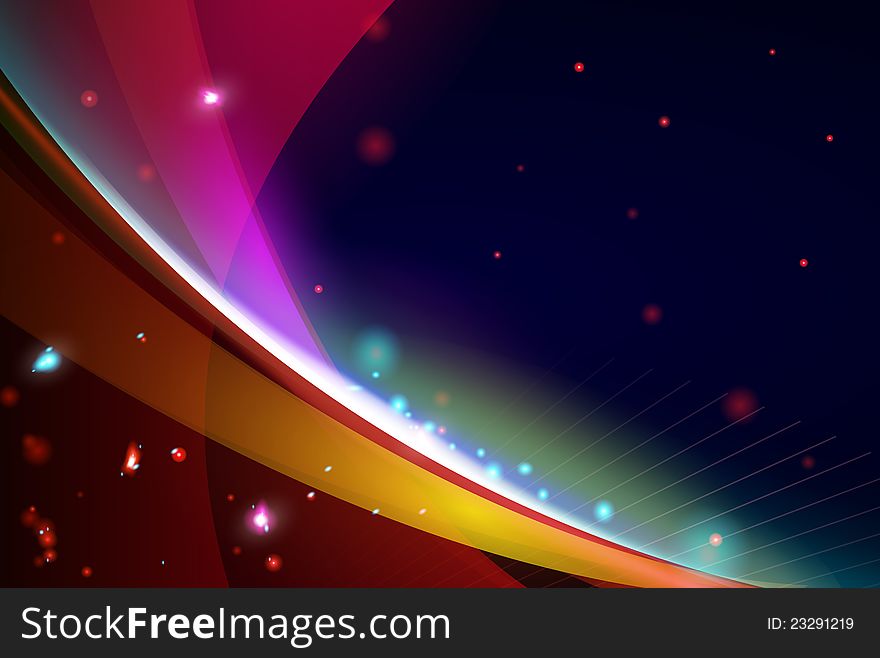 Shine multicolored abstract background