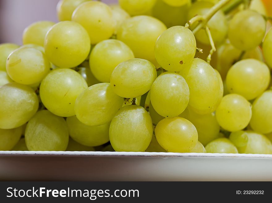 Delicious grape on the table