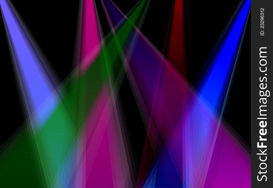 An illustration of abstract stage spotlight. An illustration of abstract stage spotlight
