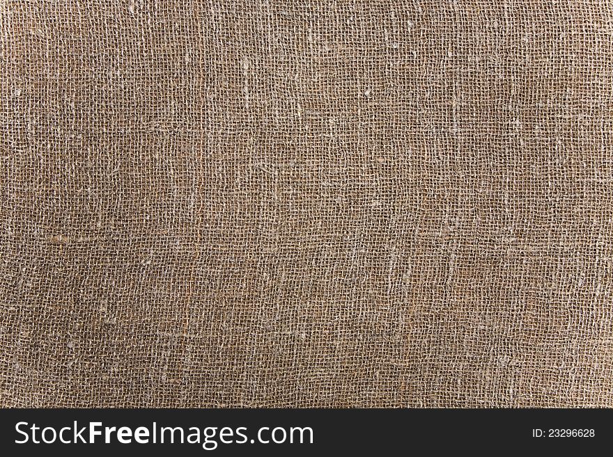 Sackcloth texture background, studio light Canon 5D