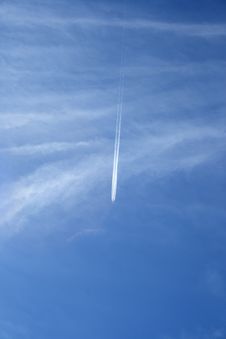 Jet Airplane Resambling Comet Stock Images
