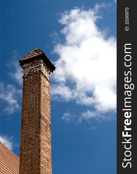 A tall chimney, made of bricks, with the tiled topping.

<a href='http://www.dreamstime.com/poland--rcollection4309-resi208938' STYLE='font-size:13px; text-decoration: blink; color:#FF0000'><b>MORE PHOTOS OF POLAND »</b></a>. A tall chimney, made of bricks, with the tiled topping.

<a href='http://www.dreamstime.com/poland--rcollection4309-resi208938' STYLE='font-size:13px; text-decoration: blink; color:#FF0000'><b>MORE PHOTOS OF POLAND »</b></a>