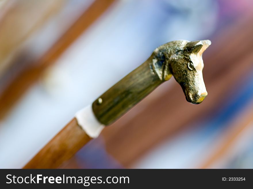 Iron Horse Head close-up