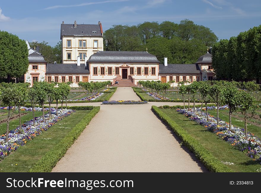 Prince George's Flower Garten in Darmstadt, Germany. Prince George's Flower Garten in Darmstadt, Germany