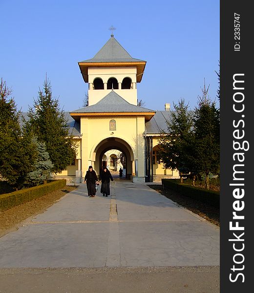 Tudor Vladimirescu monastery. It is a  beautiful romanian monastery from Galatzi city.