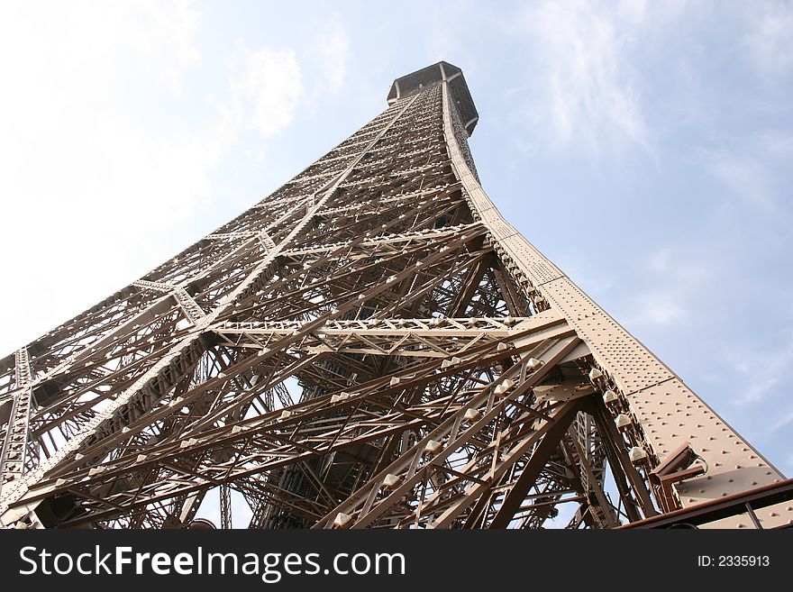 Eiffel tower in Paris, France, april 2007. Eiffel tower in Paris, France, april 2007