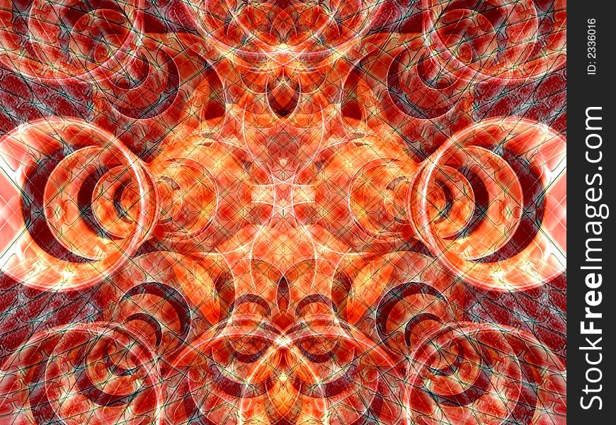 Background made of red diffused circles. Illustration made on computer. Background made of red diffused circles. Illustration made on computer.