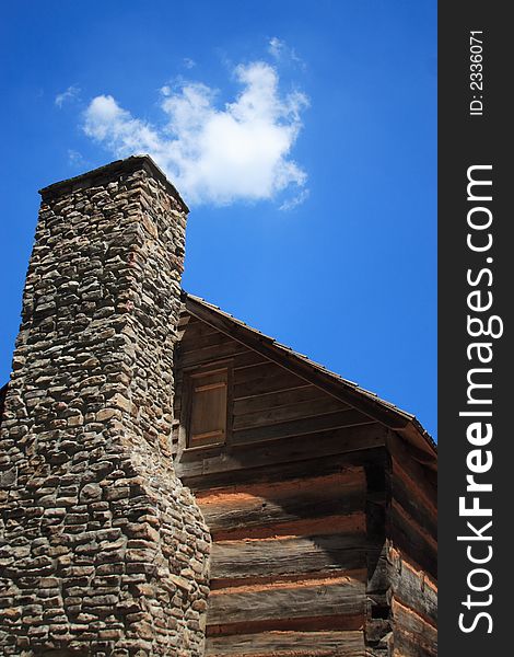 Log Fort built in 1792 by settlers for protection against Creek and Cherokee Indians. Log Fort built in 1792 by settlers for protection against Creek and Cherokee Indians