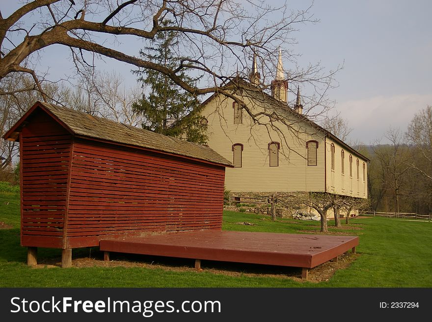 Corn Crib adjacent to Open For