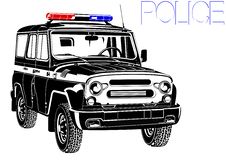 Car With A Special Signal Royalty Free Stock Photos Car With A Special Signal Royalty Free Stock Photos