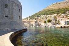 Wall Of Dubrovnik Town Royalty Free Stock Photo Wall Of Dubrovnik Town Royalty Free Stock Photo