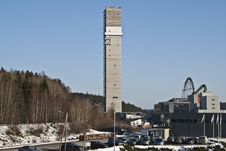 Cable Tower. Royalty Free Stock Photos Cable Tower. Royalty Free Stock Photos