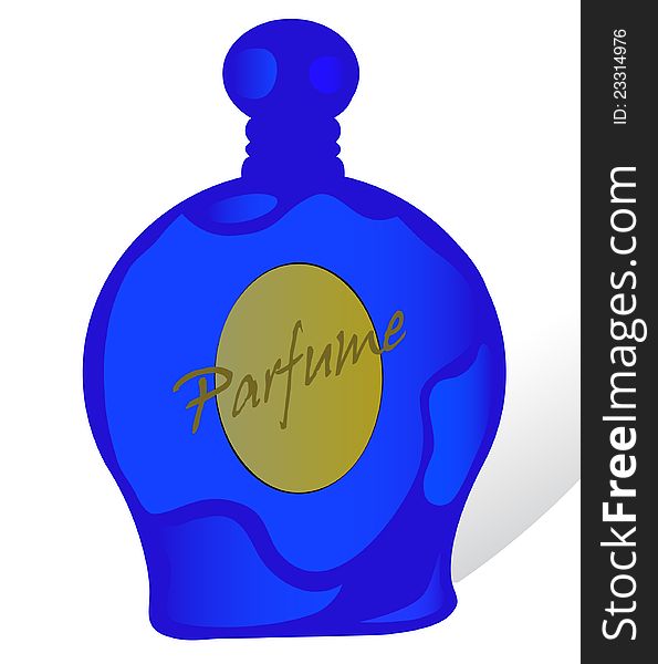 Vector image of Perfume bottle