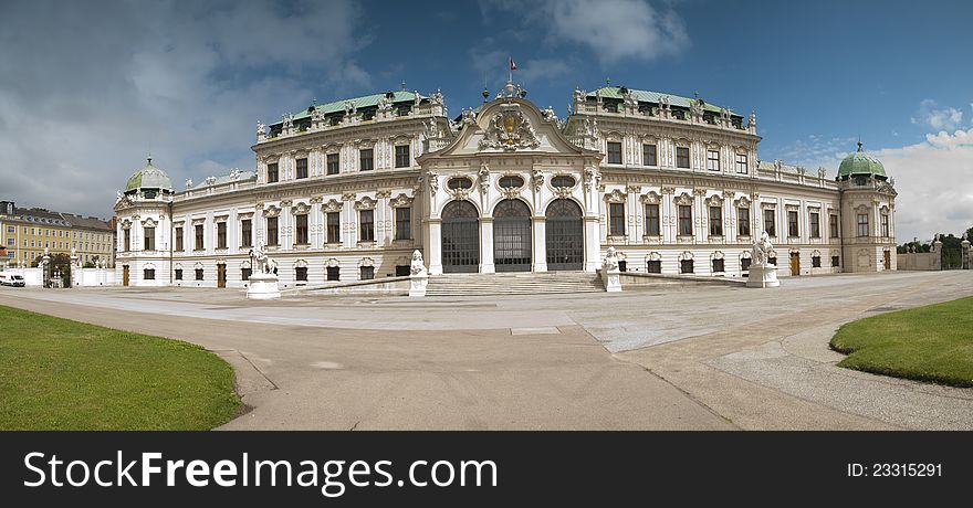 Belvedere Castle in Wien Ostereich