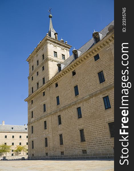 Tower of El Escorial palace, Spain