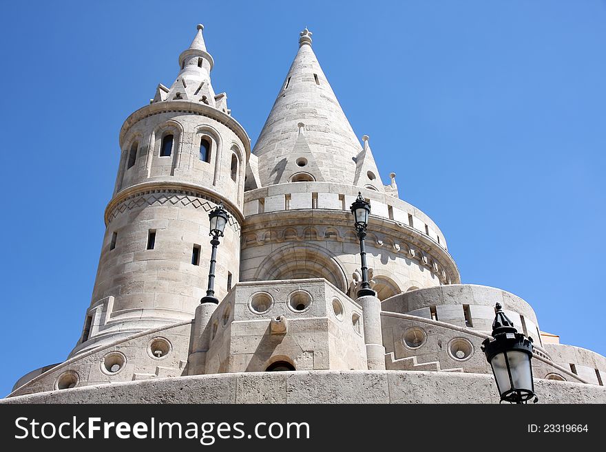 Fisherman Bastion In Budapest, Hungary