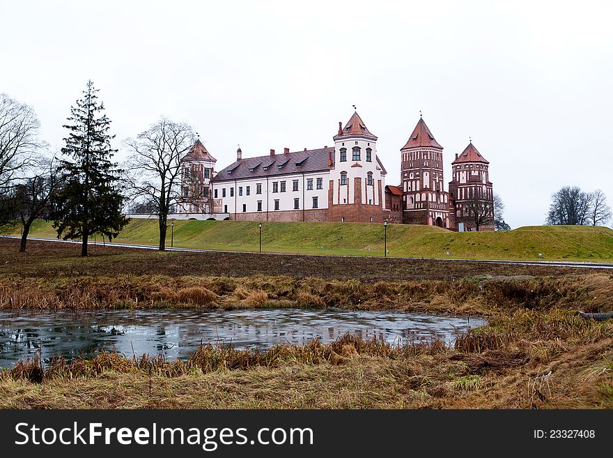 Grand view to Castle of Mir Belarus. Grand view to Castle of Mir Belarus