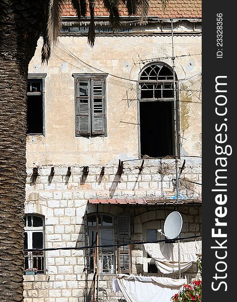 Old dwelling-houses in Bethlehem, Israel
