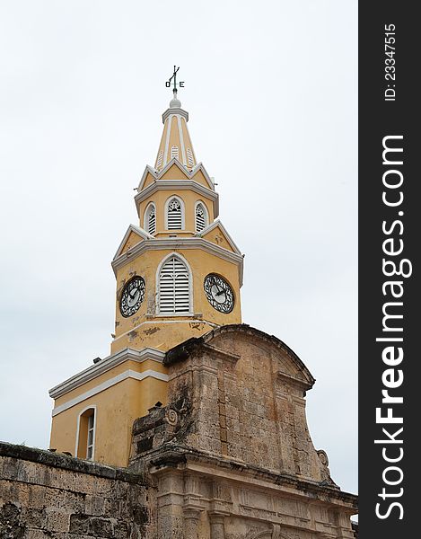 Church in Cartagena of the Indies, Columbia