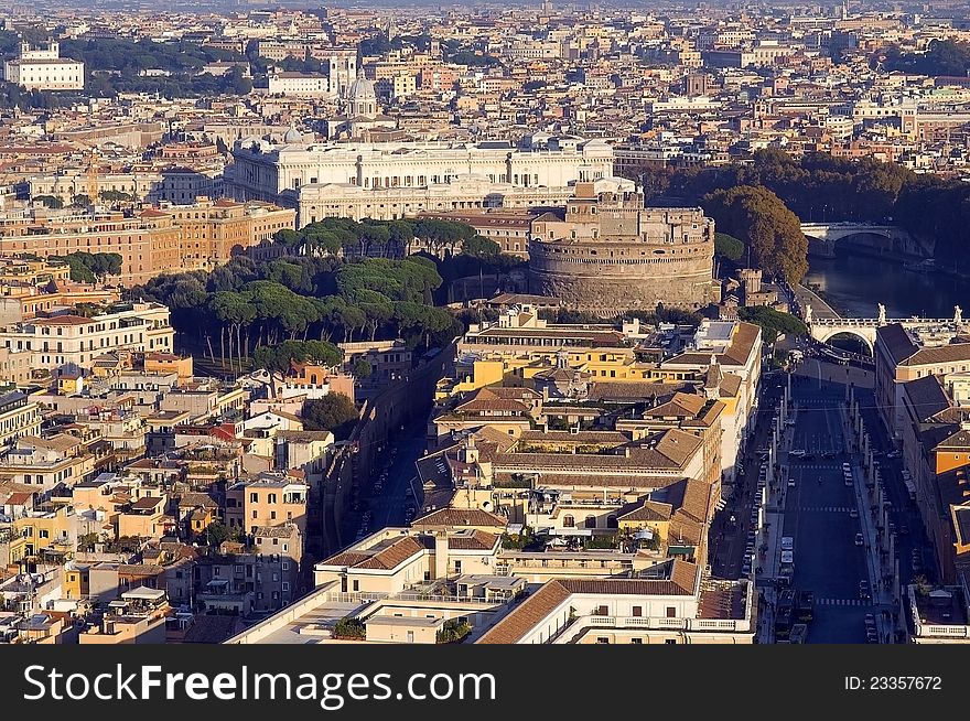 View from the castle Sant Angelo