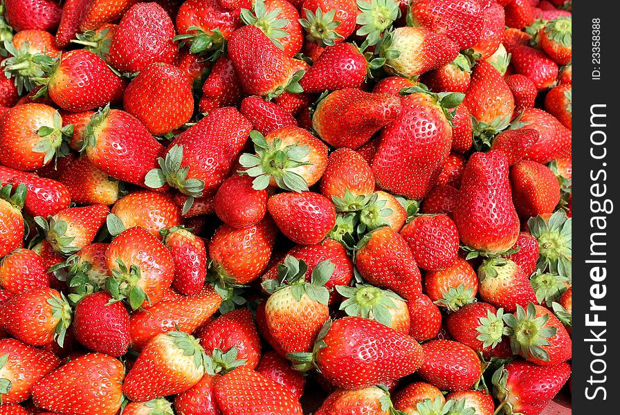Beautiful fresh red strawberry background. Beautiful fresh red strawberry background