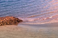 Sandy Beach At Sunset Gran Canaria Stock Photos Sandy Beach At Sunset Gran Canaria Stock Photos