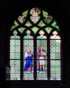 Stained Glass Windows In Church Stock Photography Stained Glass Windows In Church Stock Photography