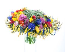 Floral Bouquet Of First Spring Flowers Stock Photography Floral Bouquet Of First Spring Flowers Stock Photography