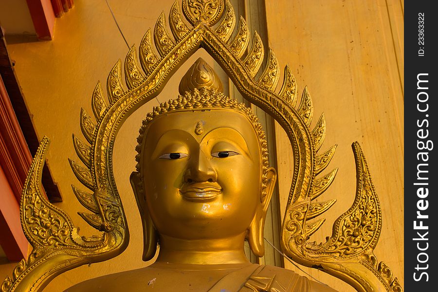 Golden Buddha temple in Thailand. Golden Buddha temple in Thailand.