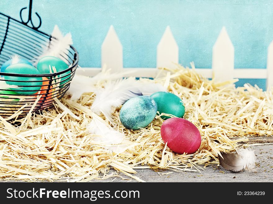 Rustic Easter Eggs