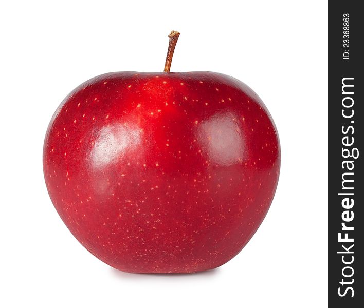 Sweet ripe red apple